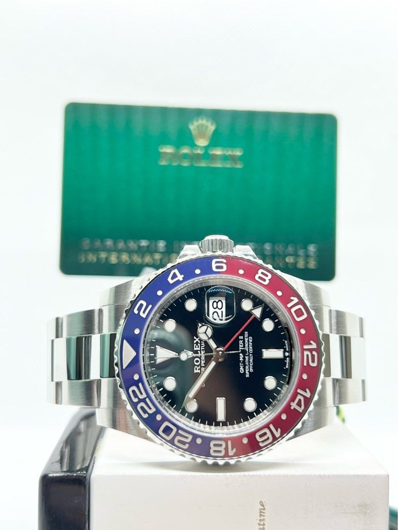 Gmt master sale ii size